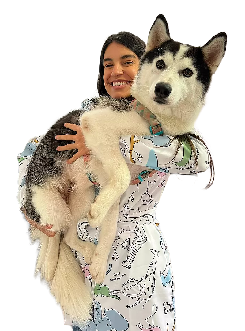 Izabela Ballarin...a veterinária que fez do cuidado a sua missão.